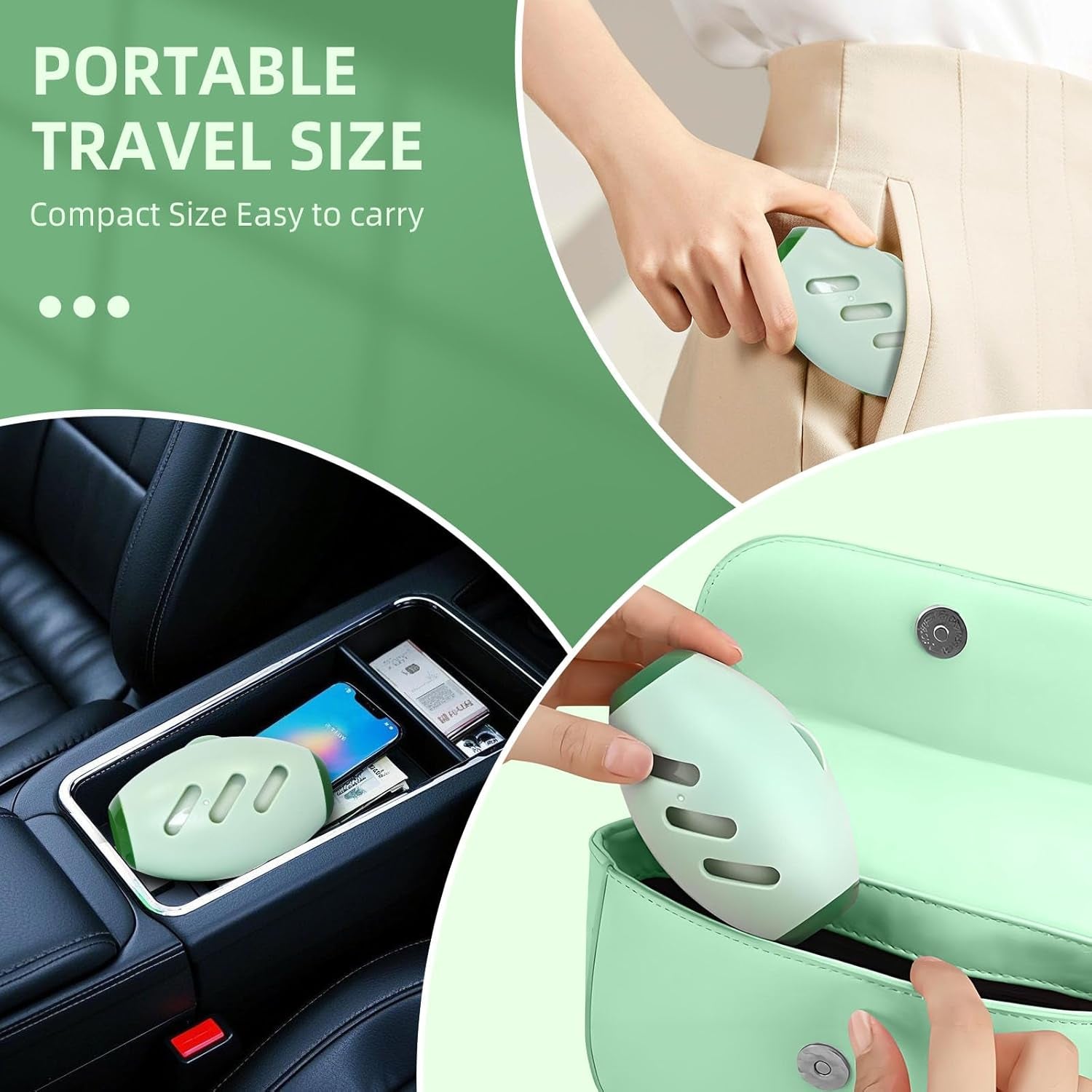 2 Pack Reusable Mini Lint Roller Pet Hair Remover Washable Sticky Cleaner